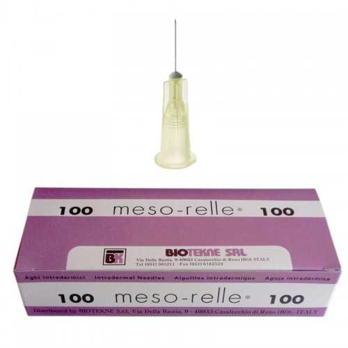 Ace mezoterapie 30G Galben, 4mm, 100buc, Meso-Relle product thumbnail image