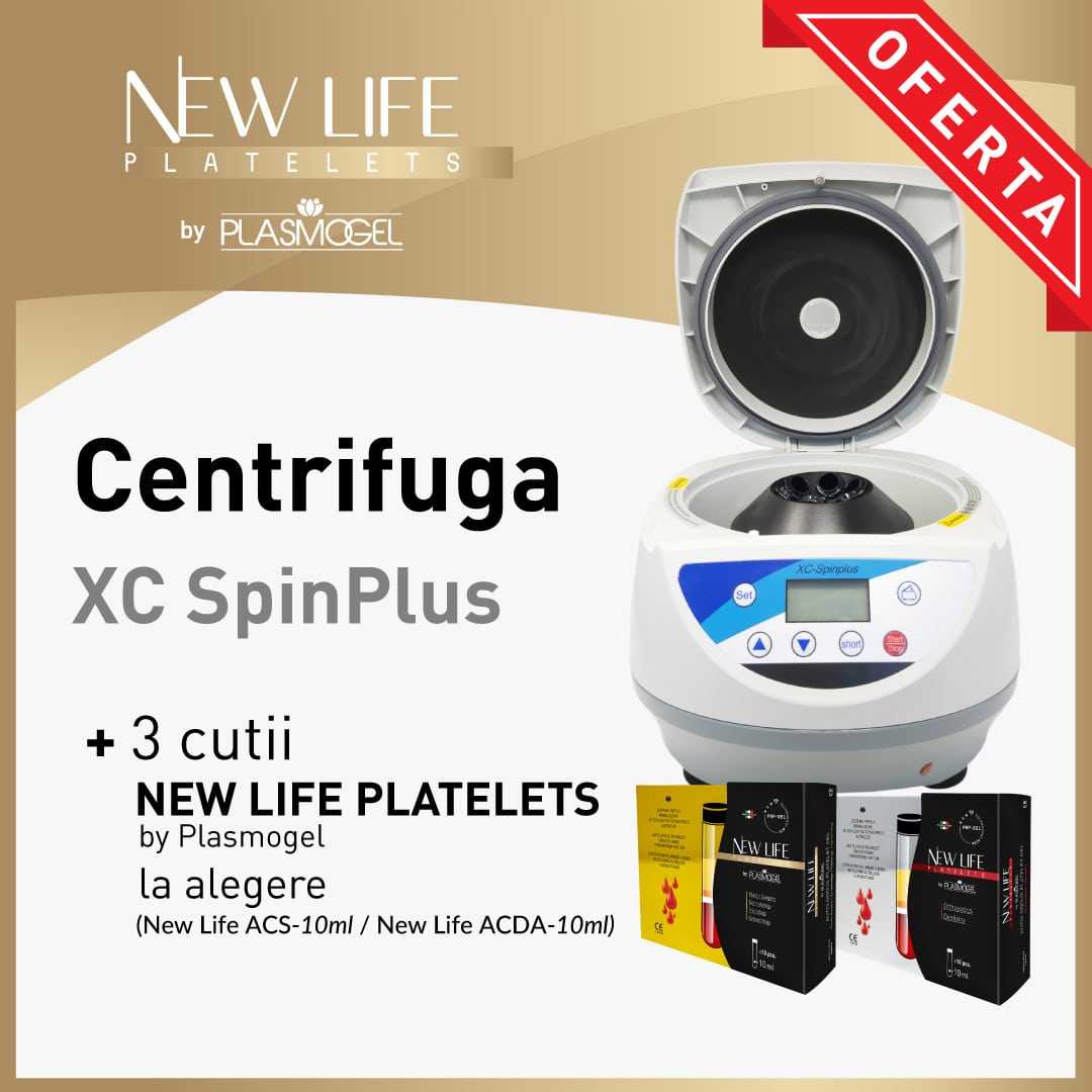 OFERTĂ Plasmogel Centrifuga XC Spinplus + 3 Cutii Plasmogel GRATUIT la alegere product thumbnail image