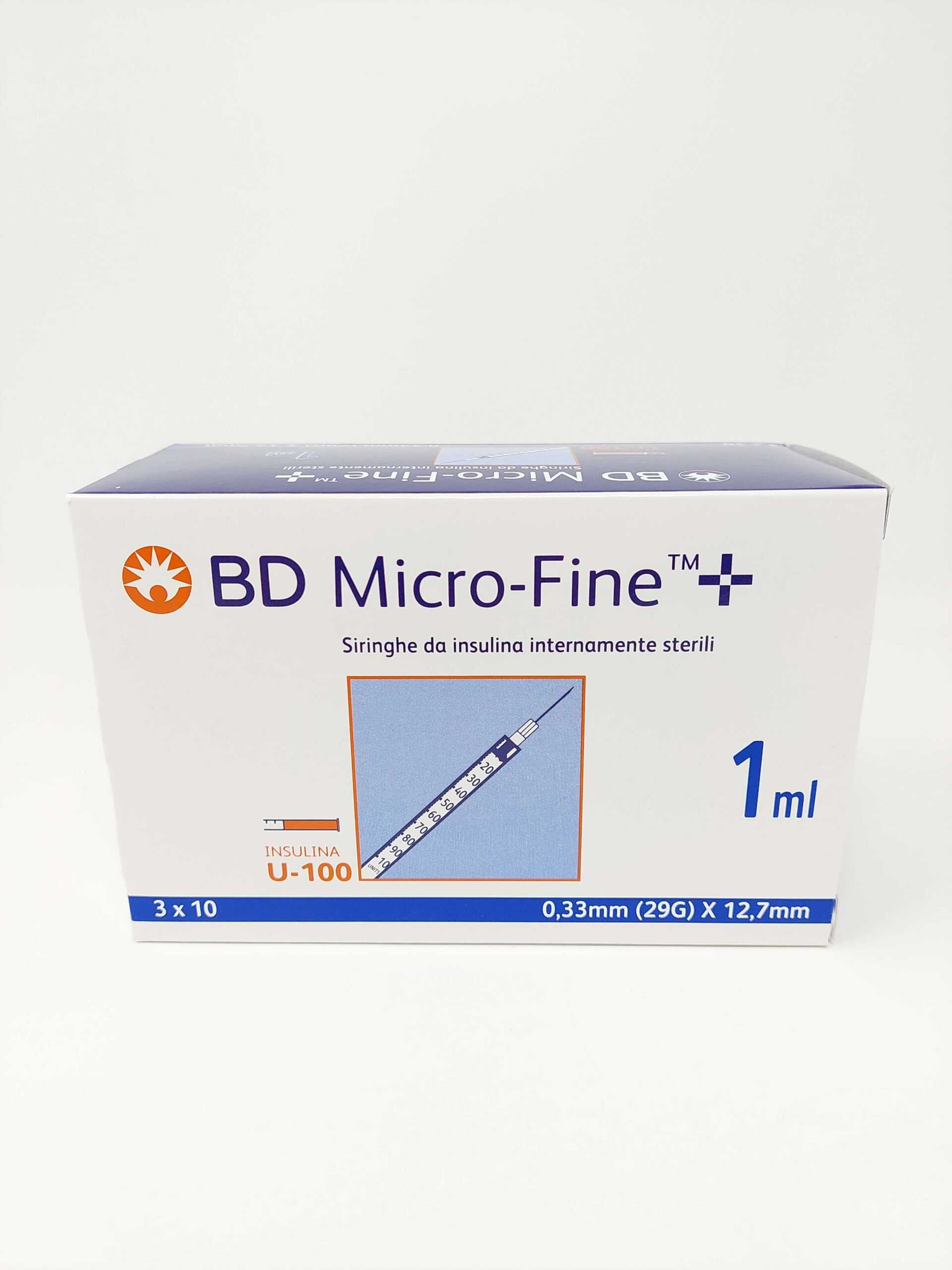 Seringi Insulină 1ml, cu ac 29Gx12.7mm, 30buc, BD Micro-Fine product thumbnail image