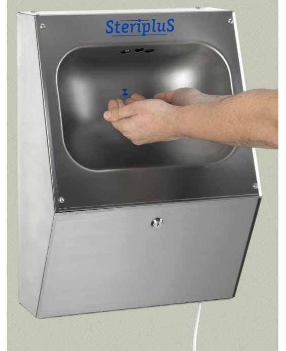 Dispenser dezinfectant maini de perete Steriplus Inox SP800 product thumbnail image