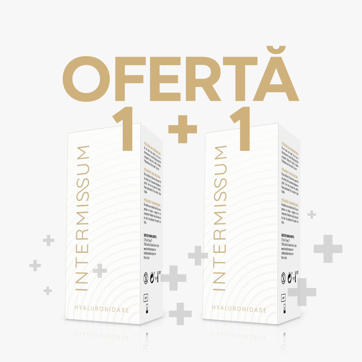 Hialuronidaza Intermissum, 500 UI, flacon 5ml, Ofertă: 1+1 product thumbnail image