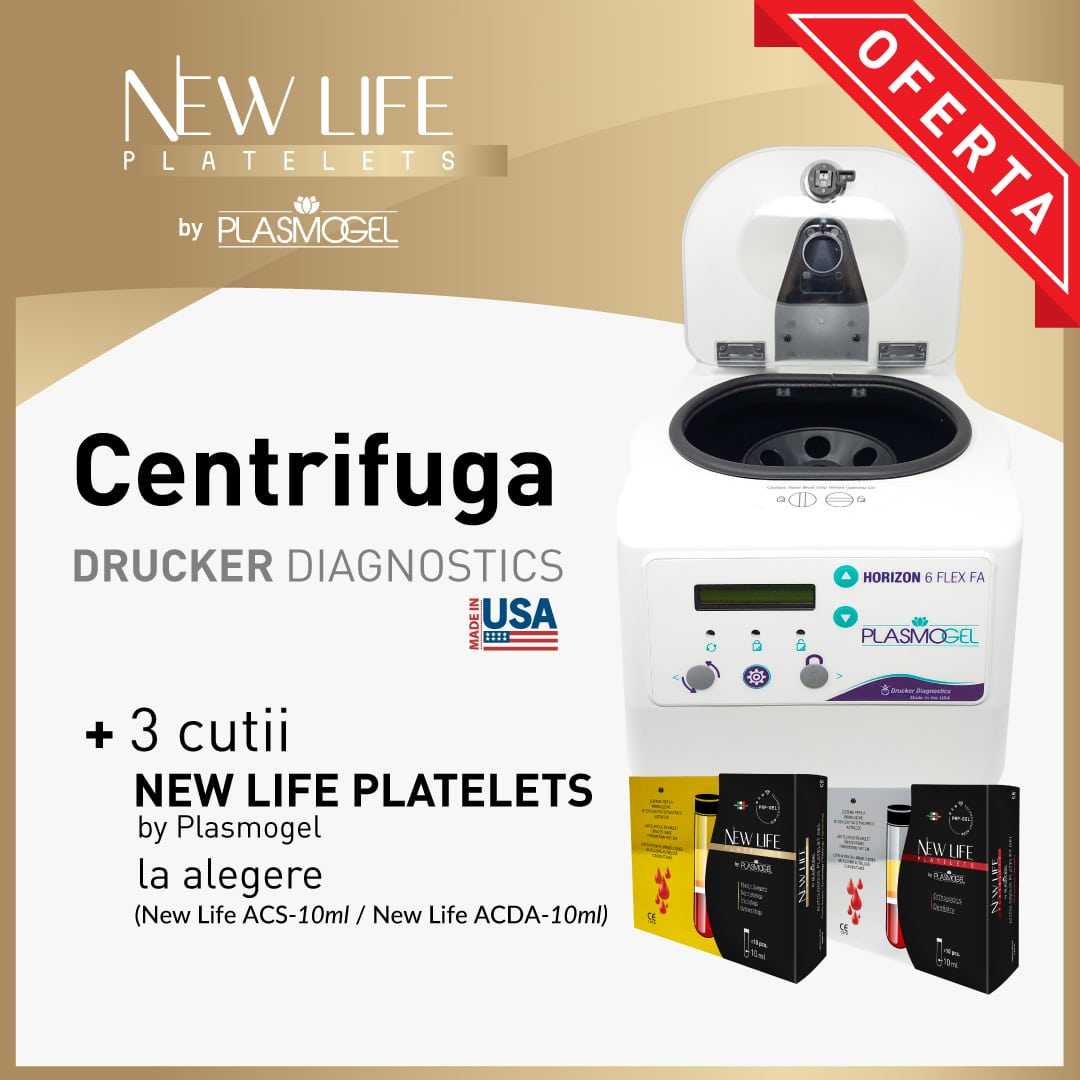 OFERTA Centrifuga Drucker Diagnostics + 3 cutii PRP Plasmogel product thumbnail image