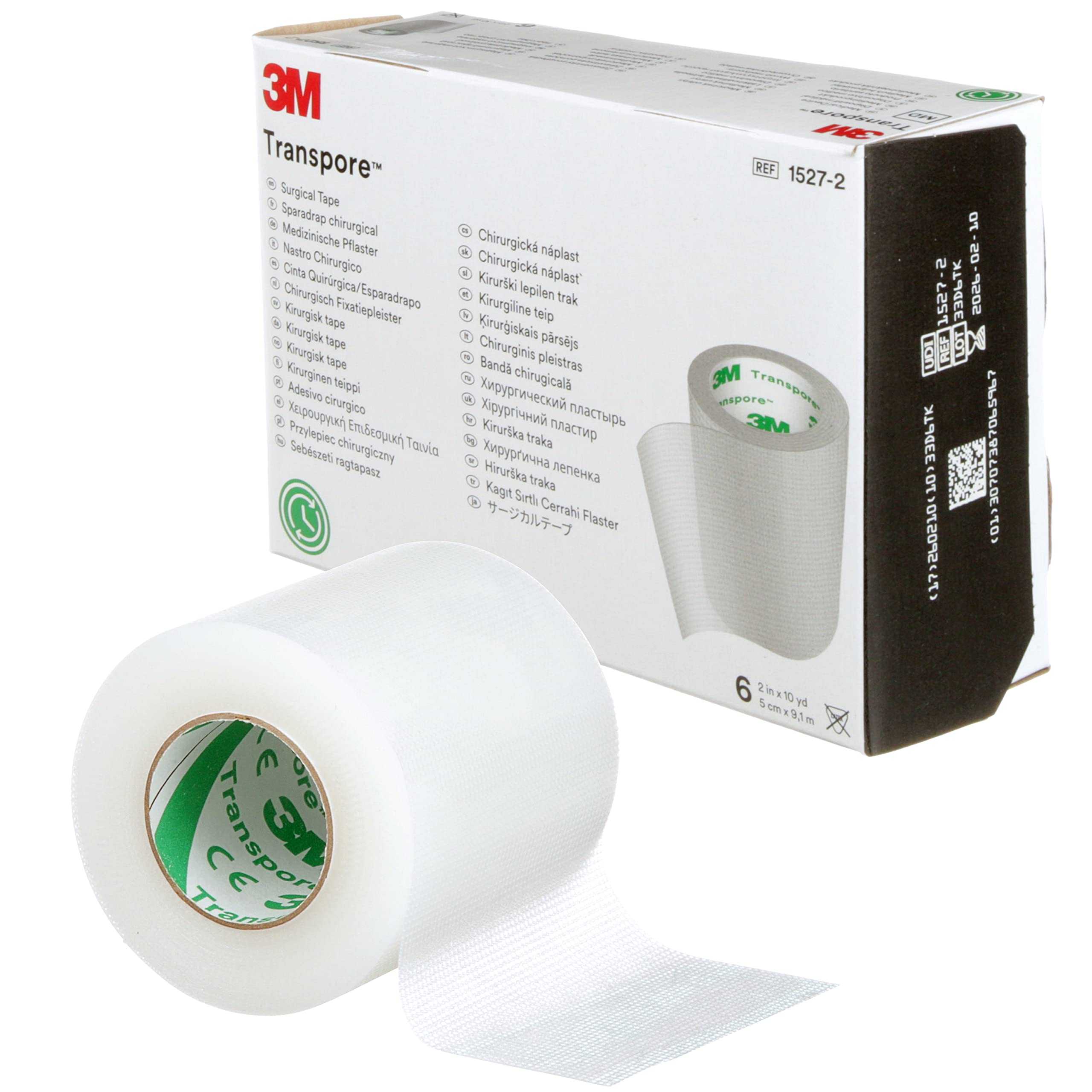 Banda chirurgicala 5cm X 9m, 6 buc, Transpore, 3M product thumbnail image
