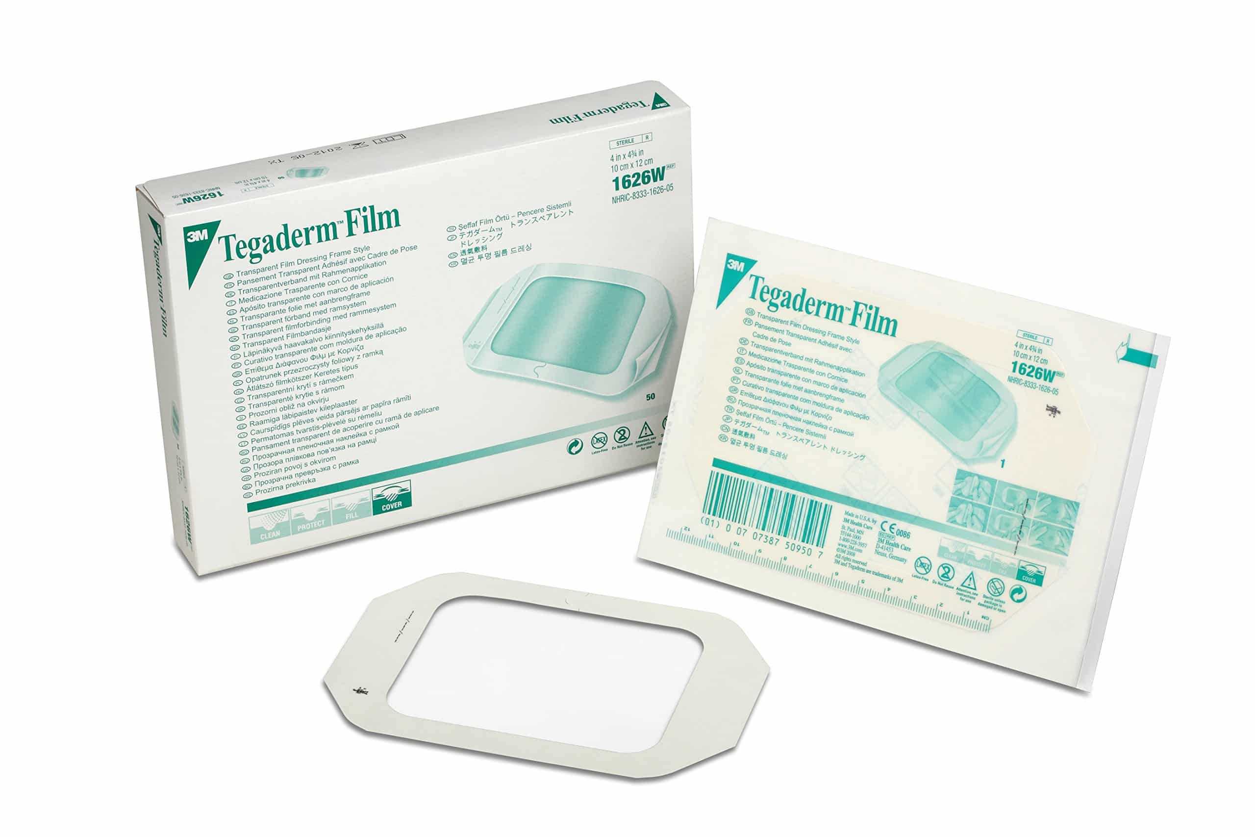 Pansament steril transparent, 10x10cm, 50buc, Tegaderm Film, 3M product thumbnail image