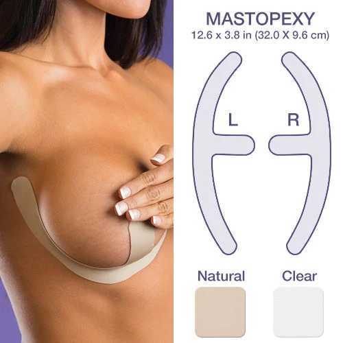 Plasture pentru cicatrici, 32x9.6cm, Epi-Derm Clear Mastopexy, 2 buc product thumbnail image