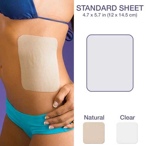 Plasture pentru cicatrici, 12x14.5cm, Epi-Derm Clear Standard Sheet product thumbnail image