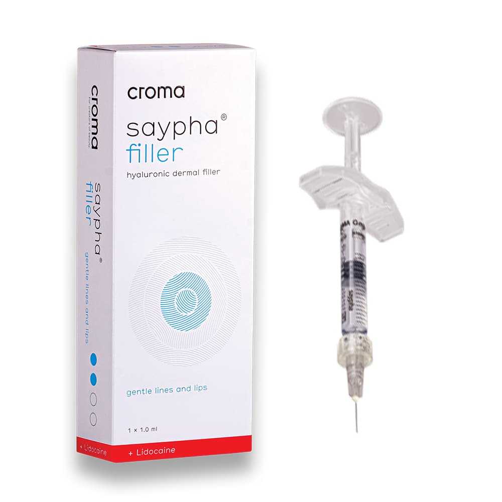 Saypha Filler cu Lidocaină, Confort și Eficiență, 1ml product thumbnail image