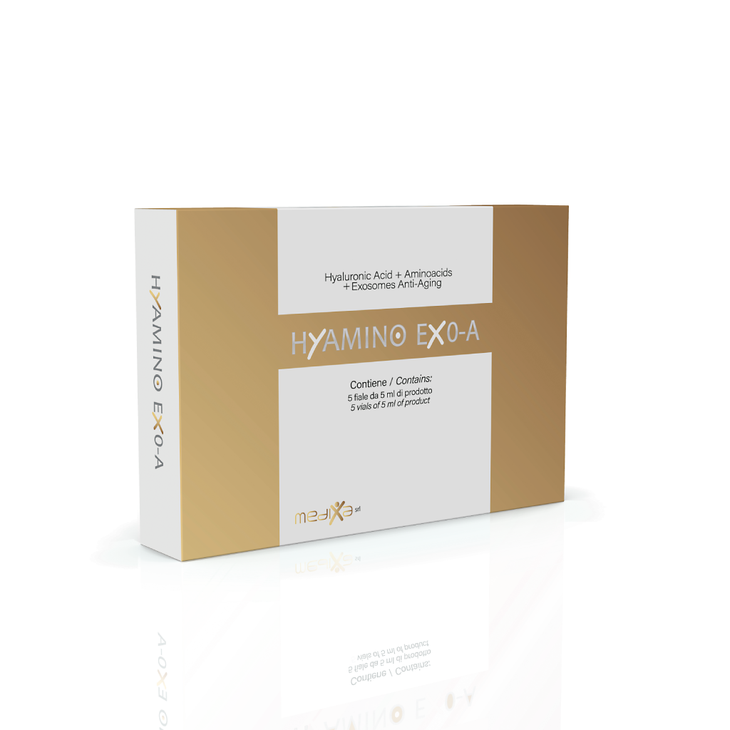 Exozomi anti-îmbătrânire + aminoacizi + acid hialuronic. Hyamino EXO-A, 5 flacoane x 5ml product thumbnail image