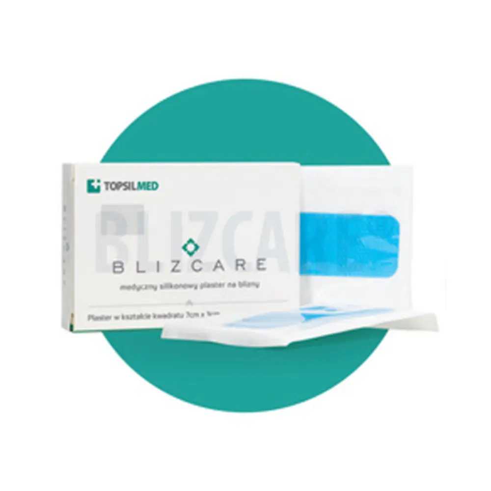 Plasturi siliconici pentru cicatrici BLIZCARE Regular Rectangular 7x3cm (5 buc.) product thumbnail image
