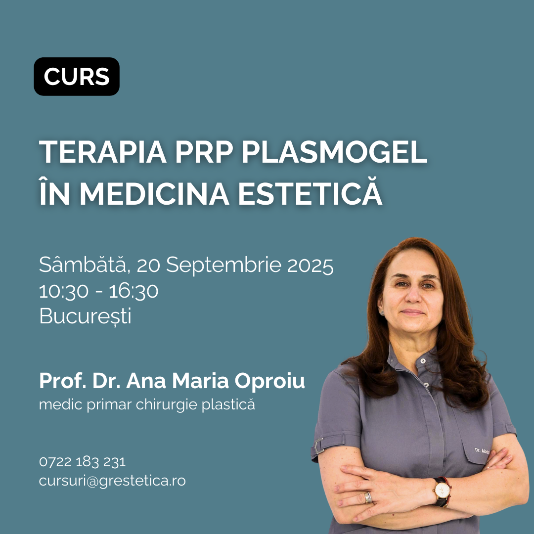 Curs: Terapia PRP Plasmogel în medicina estetică. Prof. Dr. Ana Maria Oproiu product thumbnail image