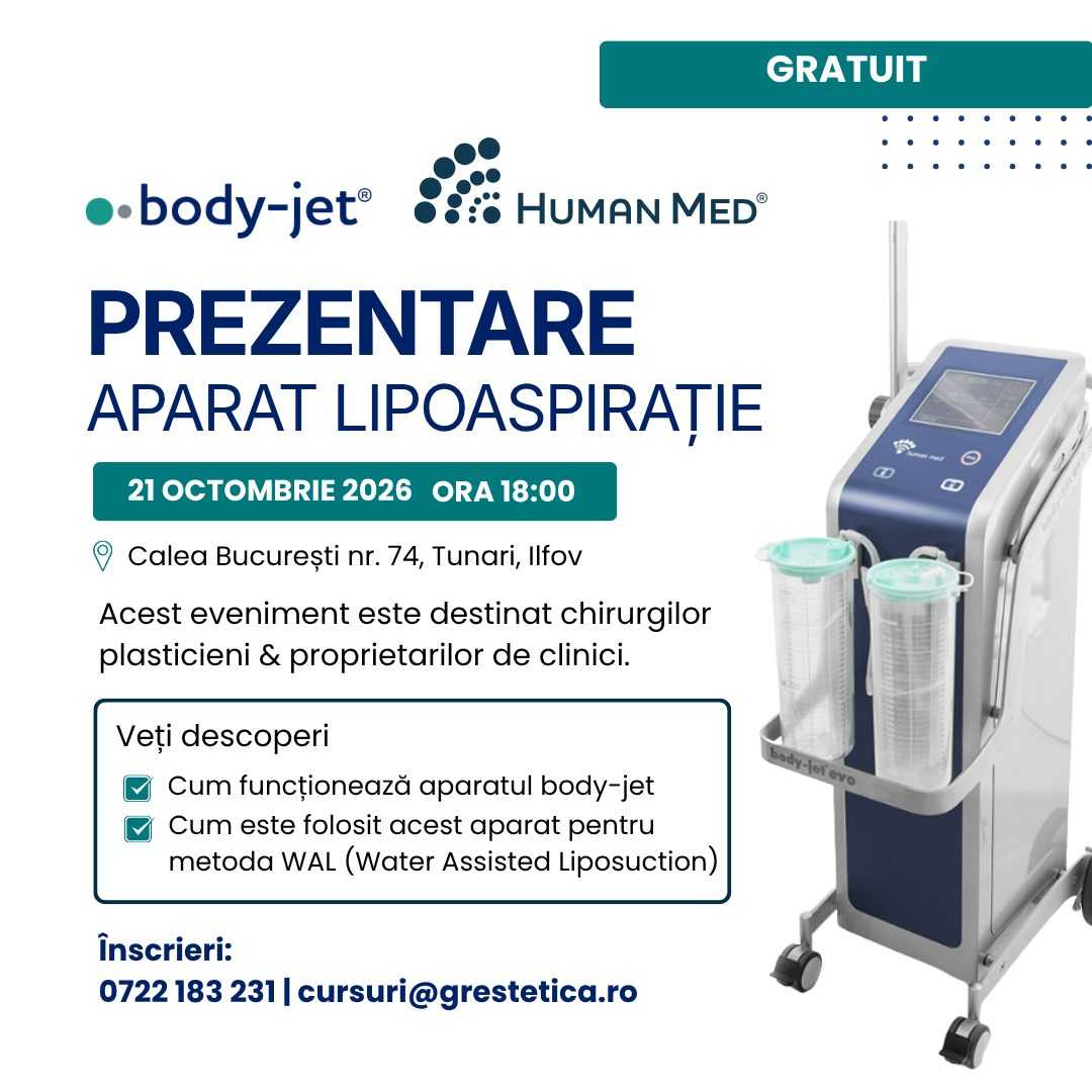 Prezentare (TEORIE si VIDEO) aparat lipoaspiratie Body-Jet product thumbnail image