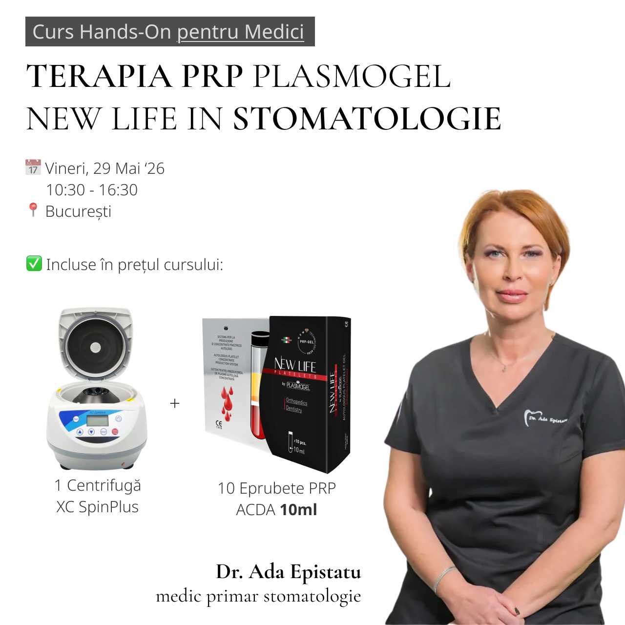 Curs Stomatologie PRP Plasmogel product thumbnail image