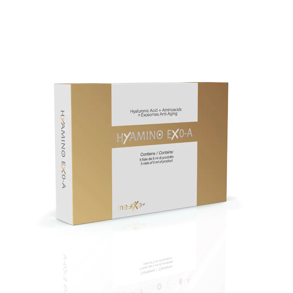 Exozomi anti-îmbătrânire + aminoacizi + acid hialuronic. Hyamino EXO-A, 5 fiole x 5ml product thumbnail image