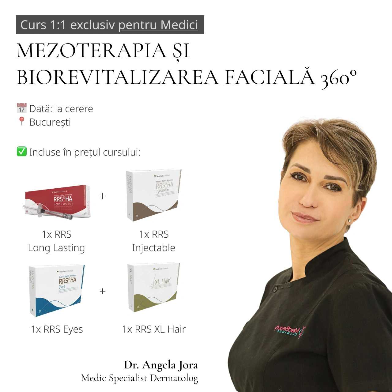 Curs Mezoterapie și Biorevitalizare Facială 360° 1 la 1 product thumbnail image