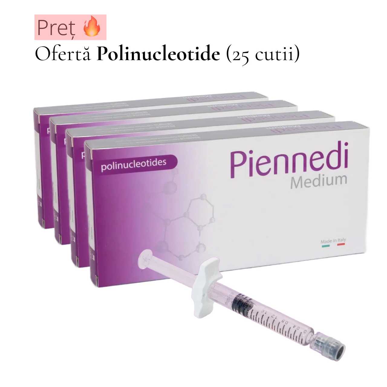 Oferta Polinucliotide 25 seringi x 2ml, Piennedi Medium product thumbnail image