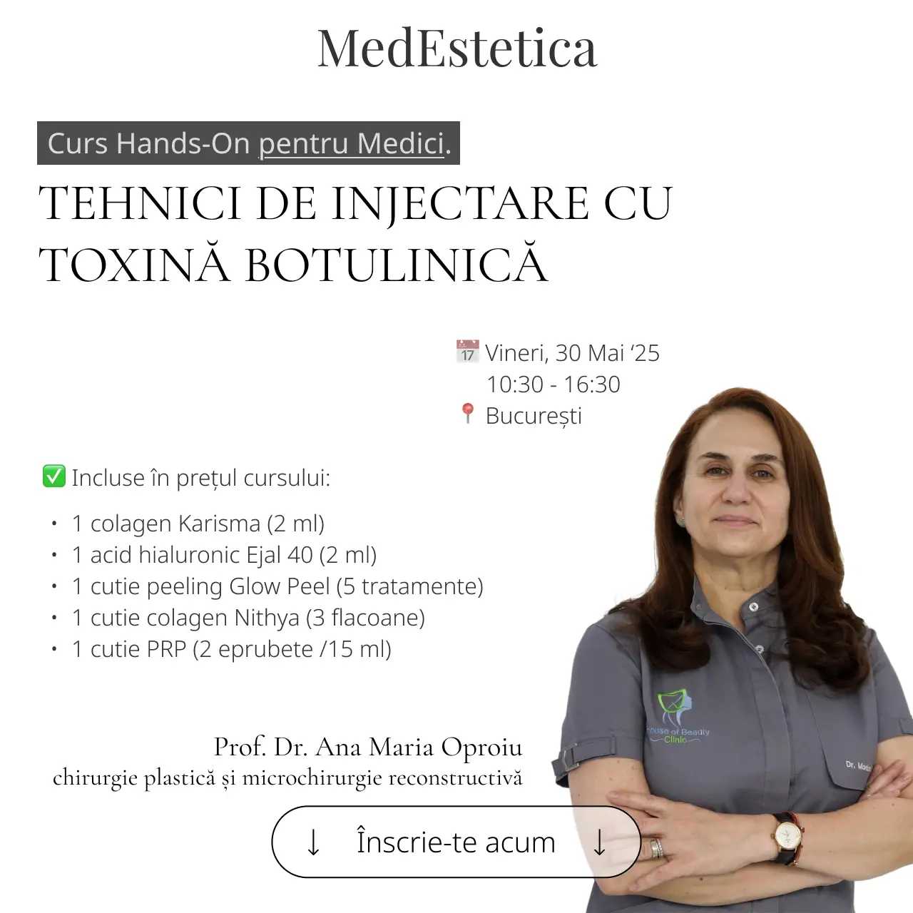 Curs Tehnici de Injectare cu Toxină Botulinică – Prof. Dr. Ana Maria Oproiu product thumbnail image