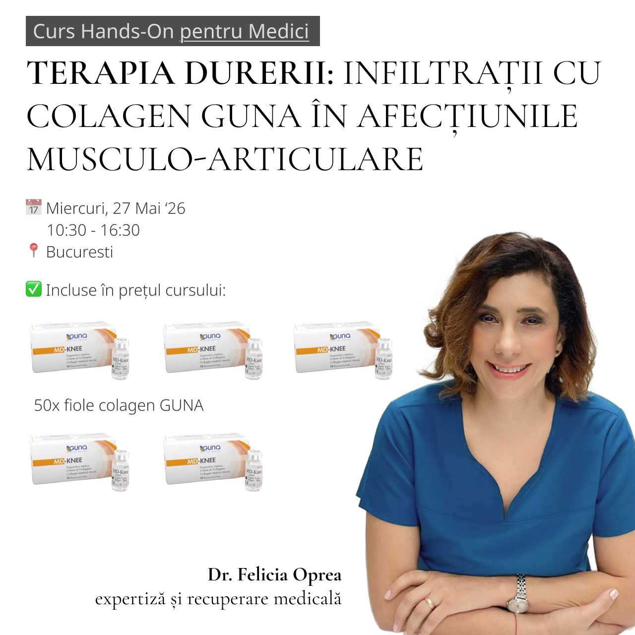 Curs Terapia Durerii Prin Infiltratii Cu Colagen Guna product thumbnail image