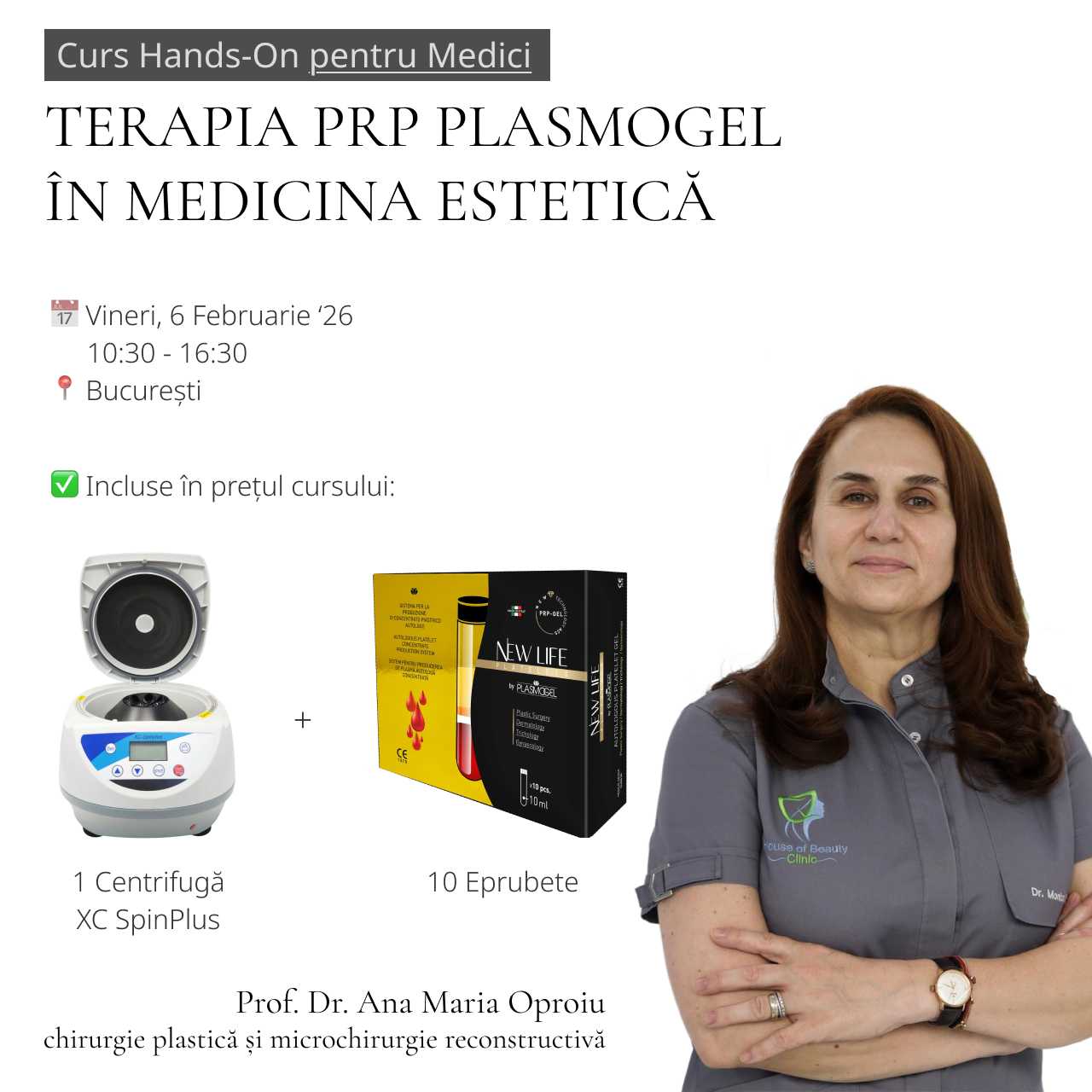 Curs PRP Plasmogel și Biofiller în Medicina Estetica product thumbnail image