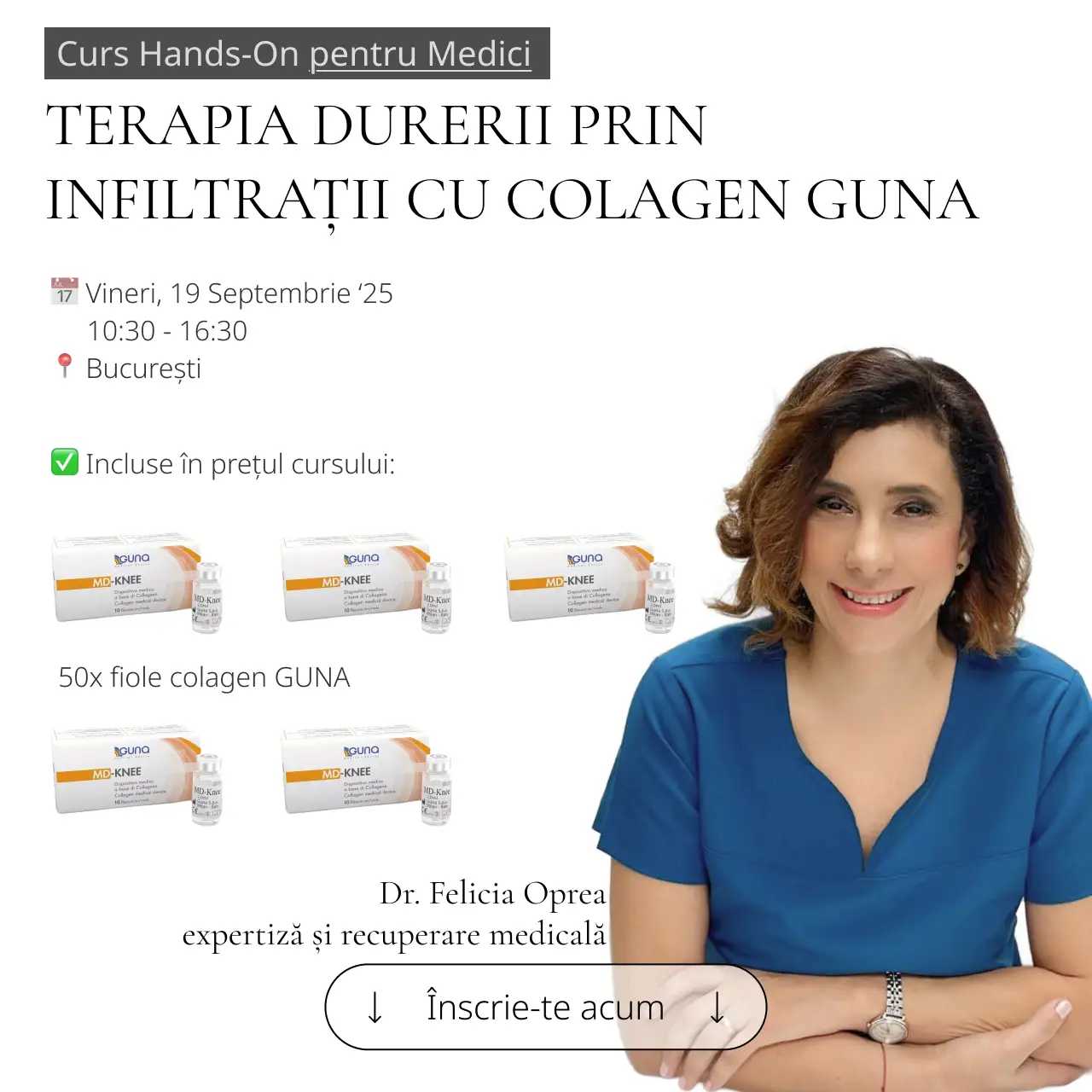 Curs Terapia Durerii Prin Infiltratii Cu Colagen Guna product thumbnail image