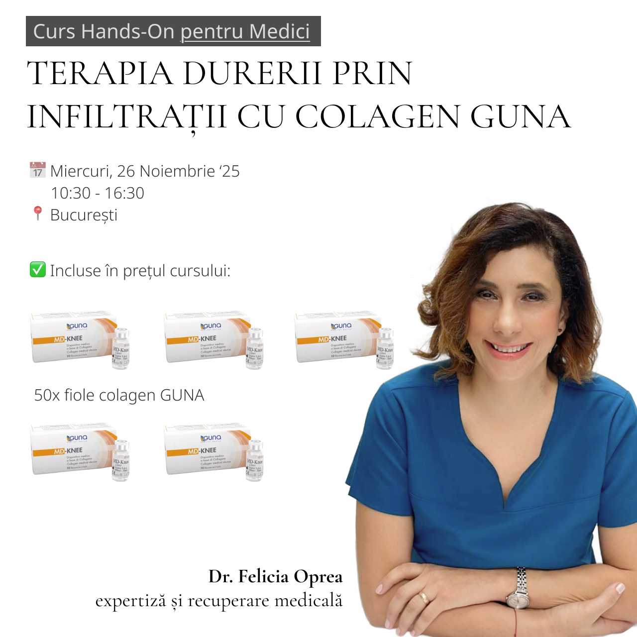 Curs Terapia Durerii Prin Infiltratii Cu Colagen Guna product thumbnail image