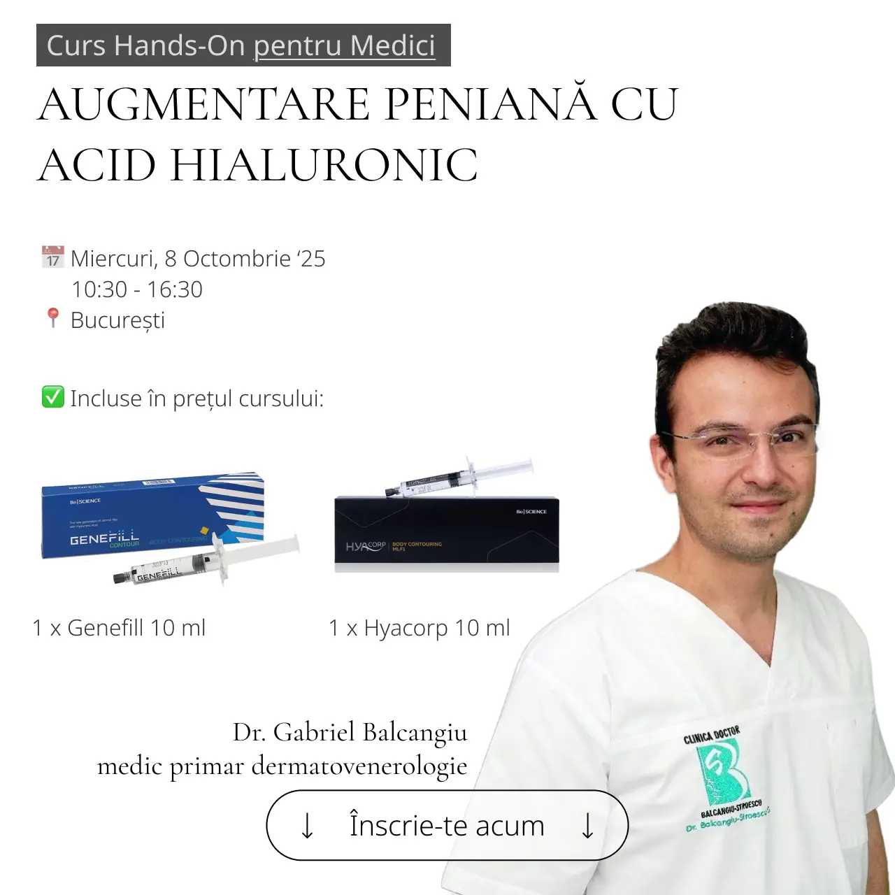 Curs Acid Hialuronic Augmentare Peniana - Hands-On product thumbnail image