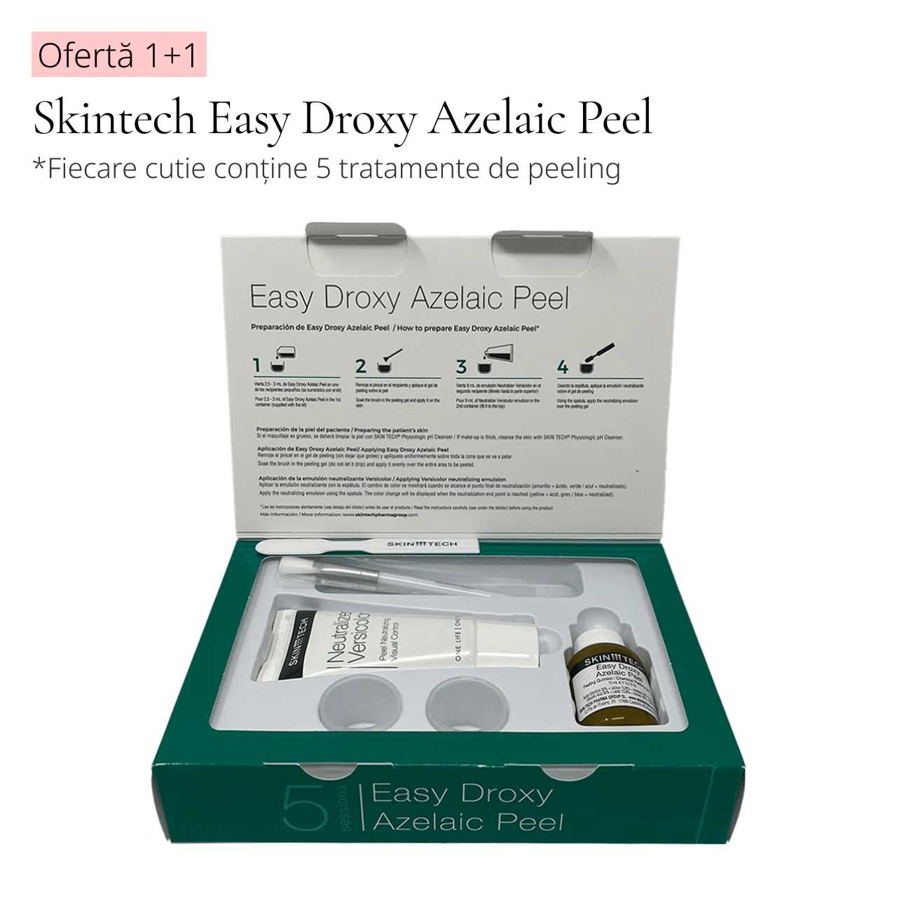 Ofertă SkinTech Easy Droxy Azelaic Peel 1 cutie + 1 cutie product thumbnail image