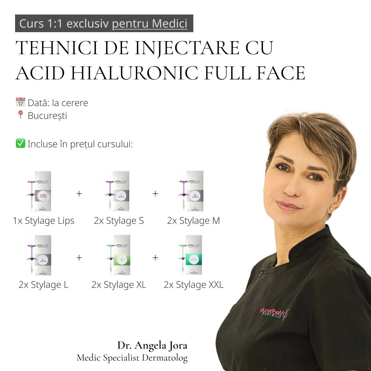 Curs Tehnici de Injectare cu Acid Hialuronic Full Face 1 la 1 product thumbnail image