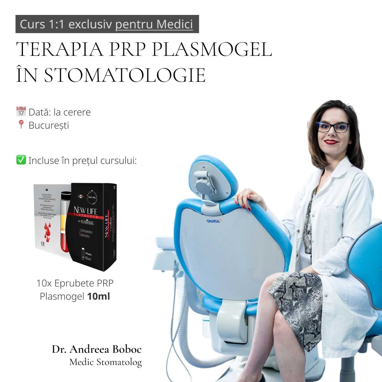 Curs PRP Plasmogel In Stomatologie 1 la 1 product thumbnail image