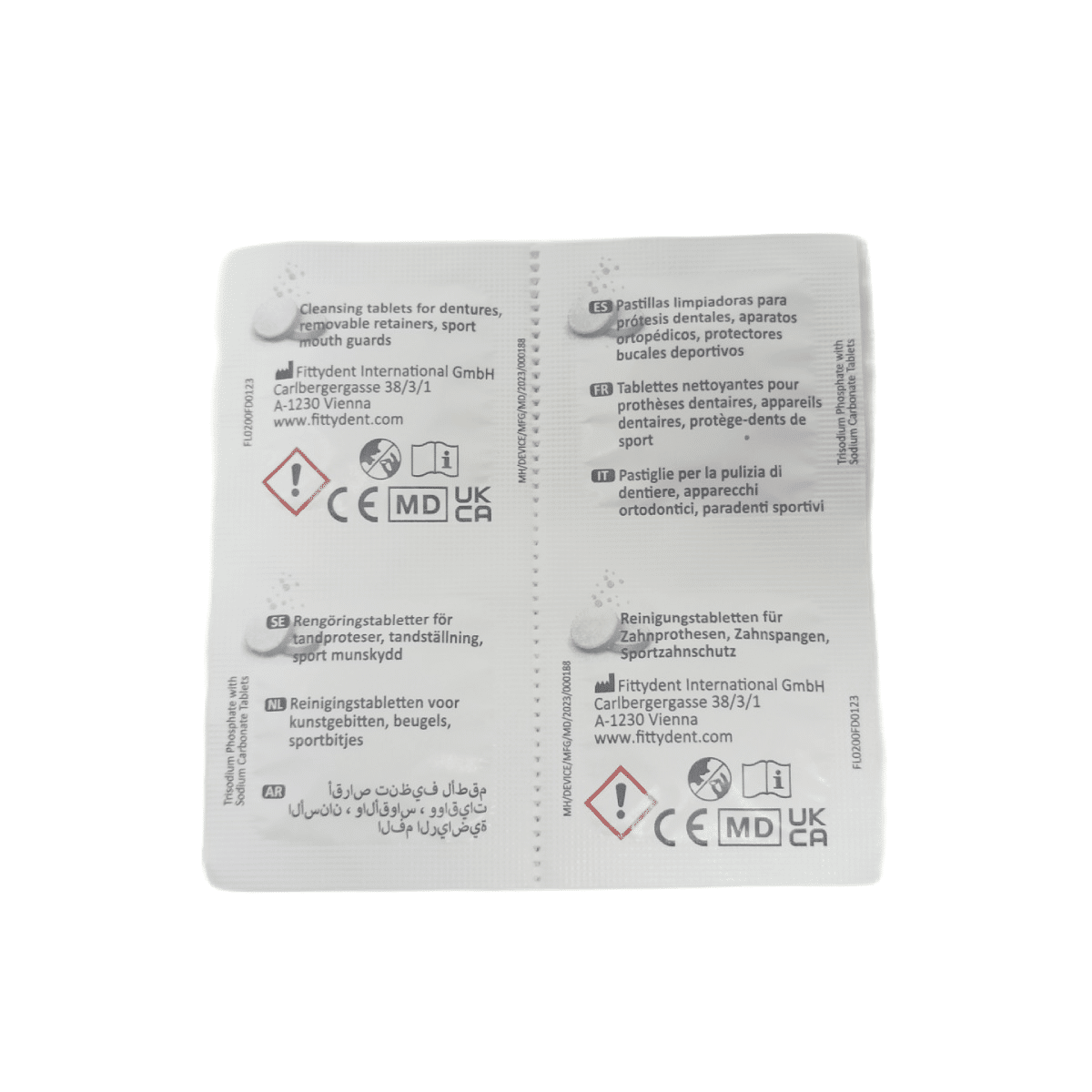 Tablete curățare proteze dentare Fittydent product image 2