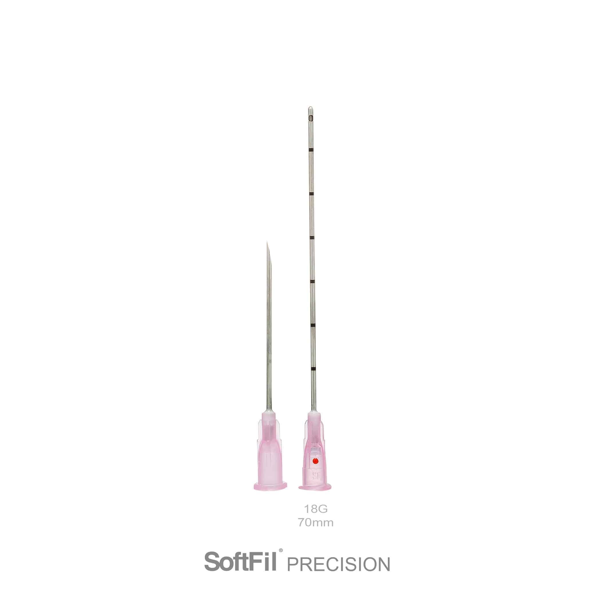 Microcanula 18G 70/90mm XL, SoftFil Precision product image