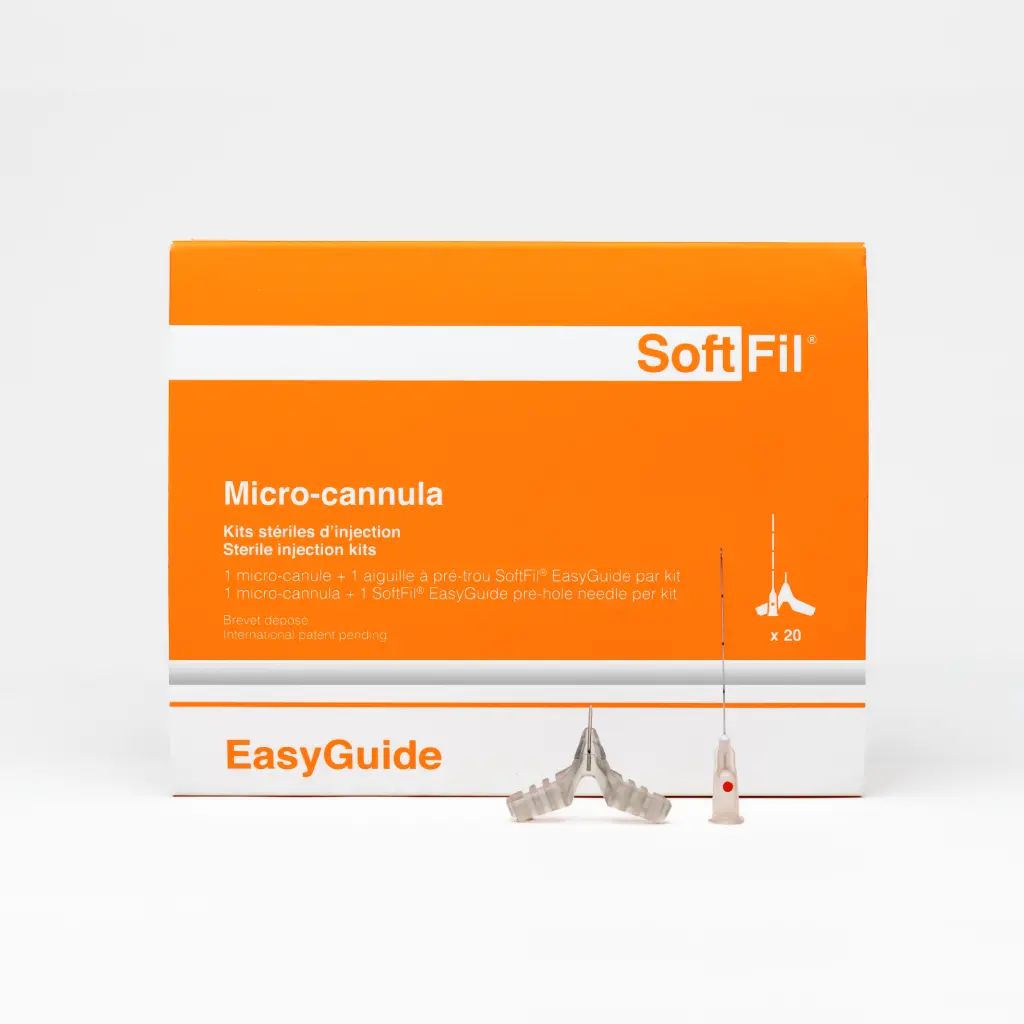 Microcanula 27G x 40mm, Ac pre-injectare 6.8mm, SoftFil EasyGuide product image