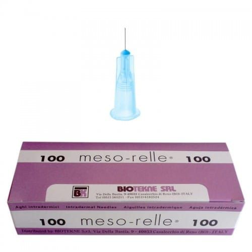 Ace mezoterapie 31G Albastru, 4mm, 100buc, Meso-Relle product image