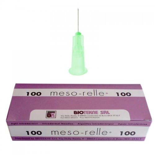 Ace mezoterapie 33G Verde, 4mm, 100buc, Meso-Relle product image