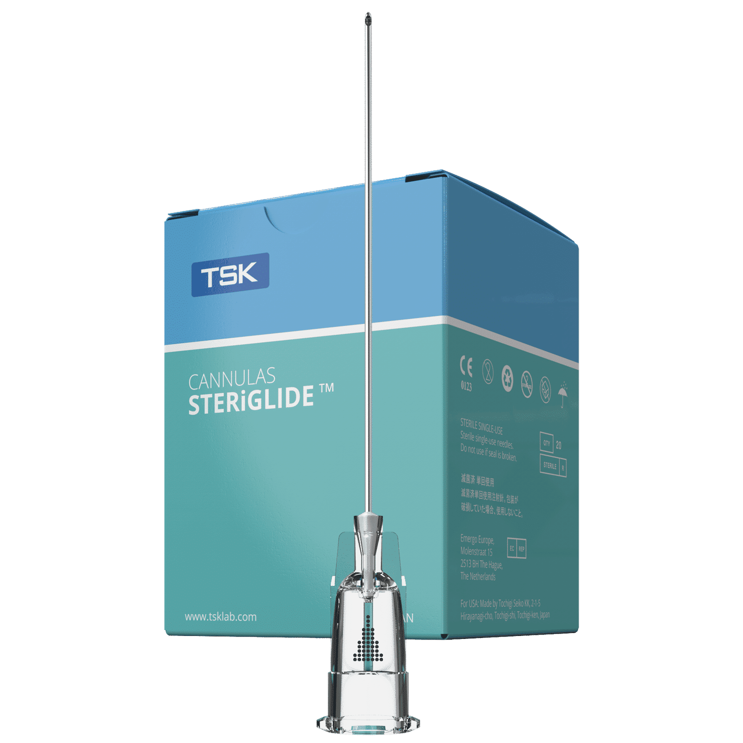 Canula mezoterapie 25Gx50mm, ac 23Gx19mm, SteriGlide TSK product image 5
