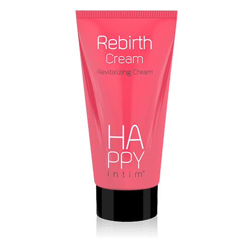 Happy Intim Rebirth Cream – Cremă intimă regeneratoare cu acid hialuronic, netezire și anti-îmbătrânire product image