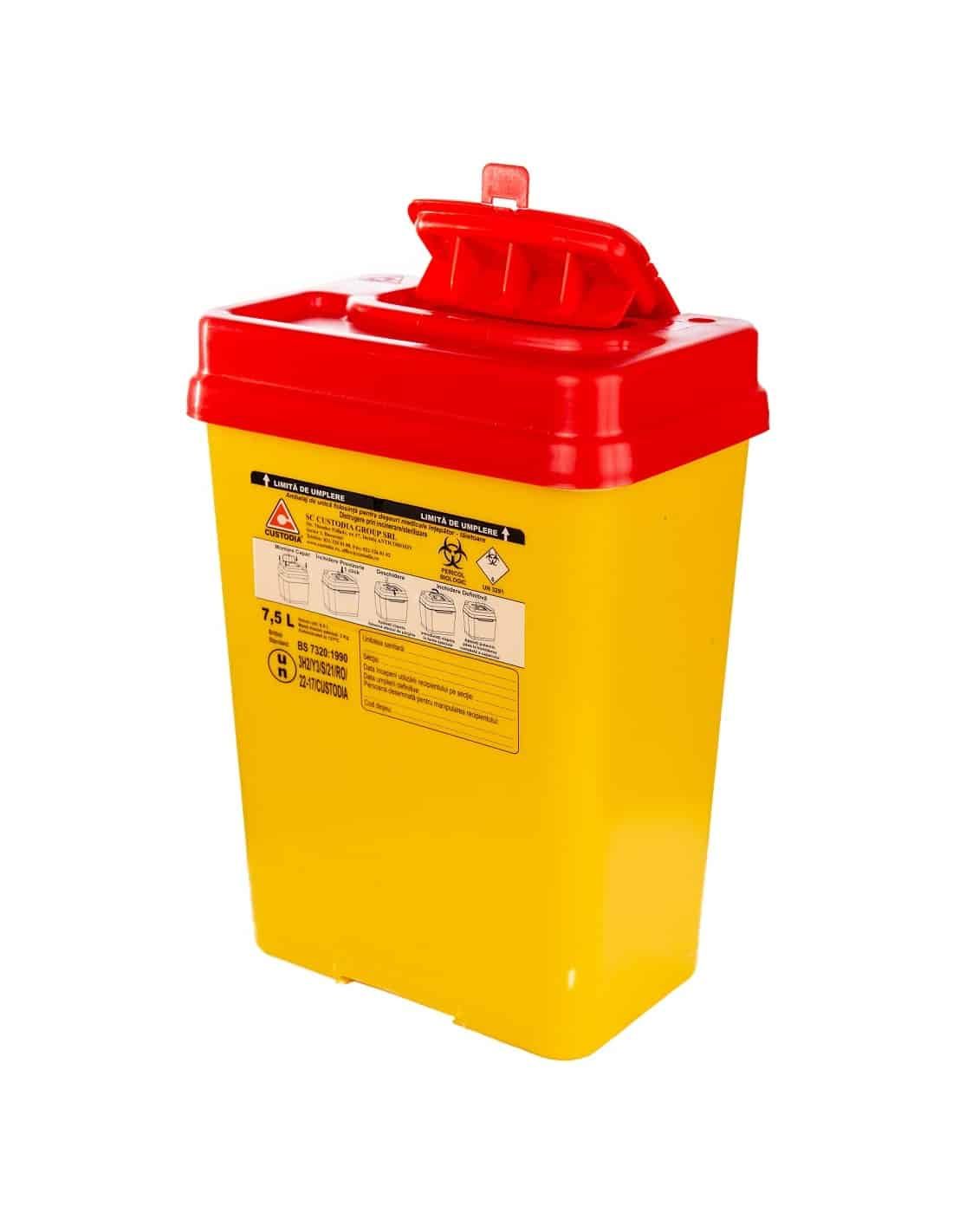 Cutie pentru intepatoare - taietoare, deseuri infectioase, 7.5L product image 3