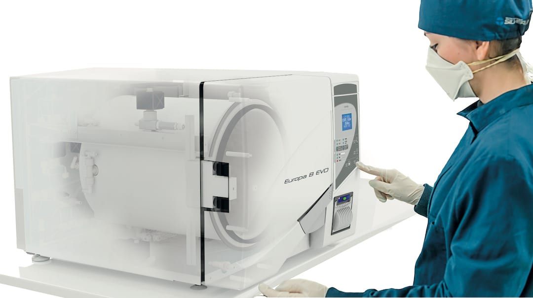 Autoclava cu abur cu vid, sarcina/ciclu 8kg, Europa B Evo 24 product image 6