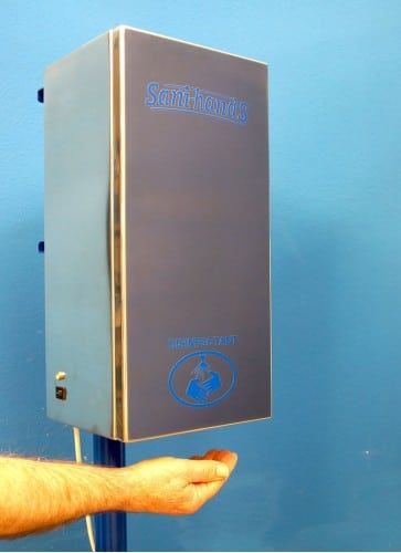 Sanihands Inox SH800 dispenser dezinfectant montare perete product image 2