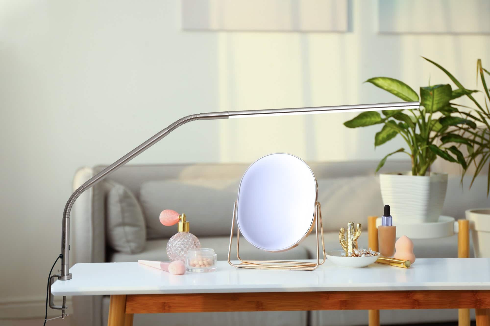Lampa cosmetica ultra luminoasă 2100Lux la 30cm, Slimline product image 12