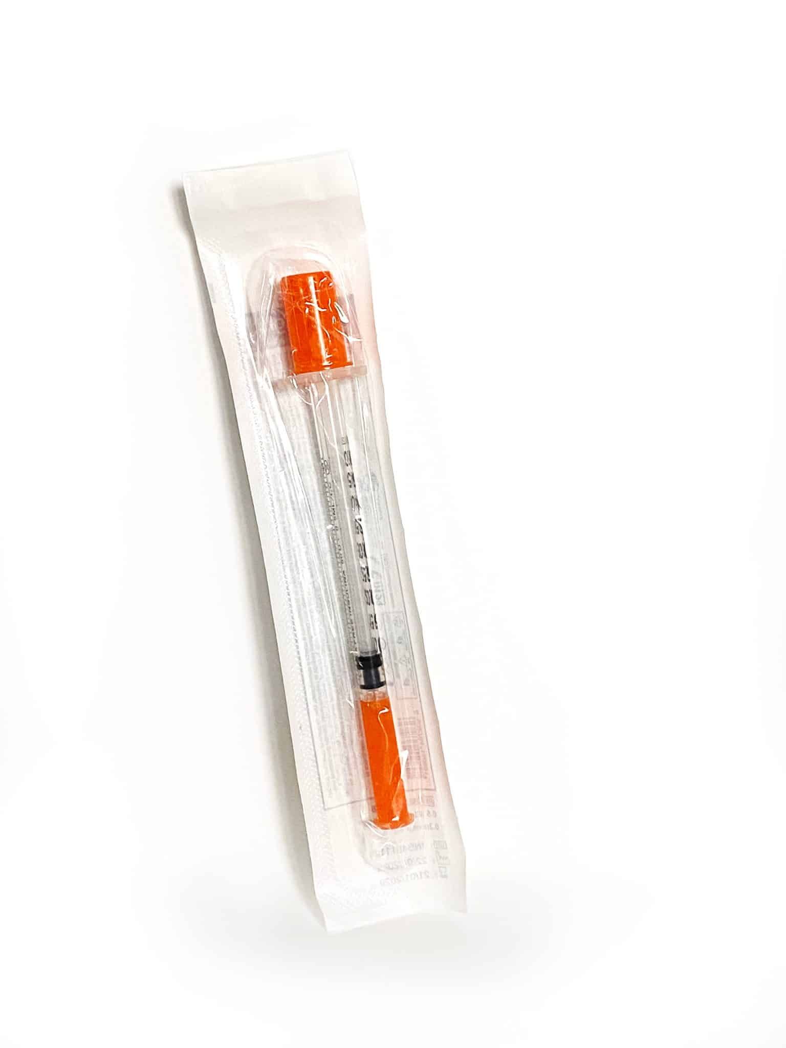 Seringi Insulină cu ac, 0.5 ml, 30Gx8mm, 100 buc, InsuLight, Rays product image 3