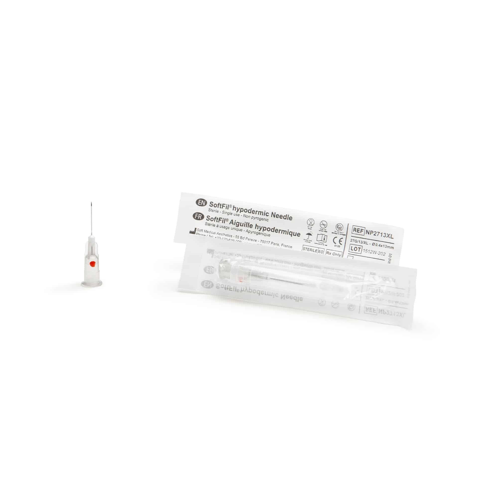 Ace 27G 13mm/40mm, luer-lock, 100buc, SoftFil Needles product image
