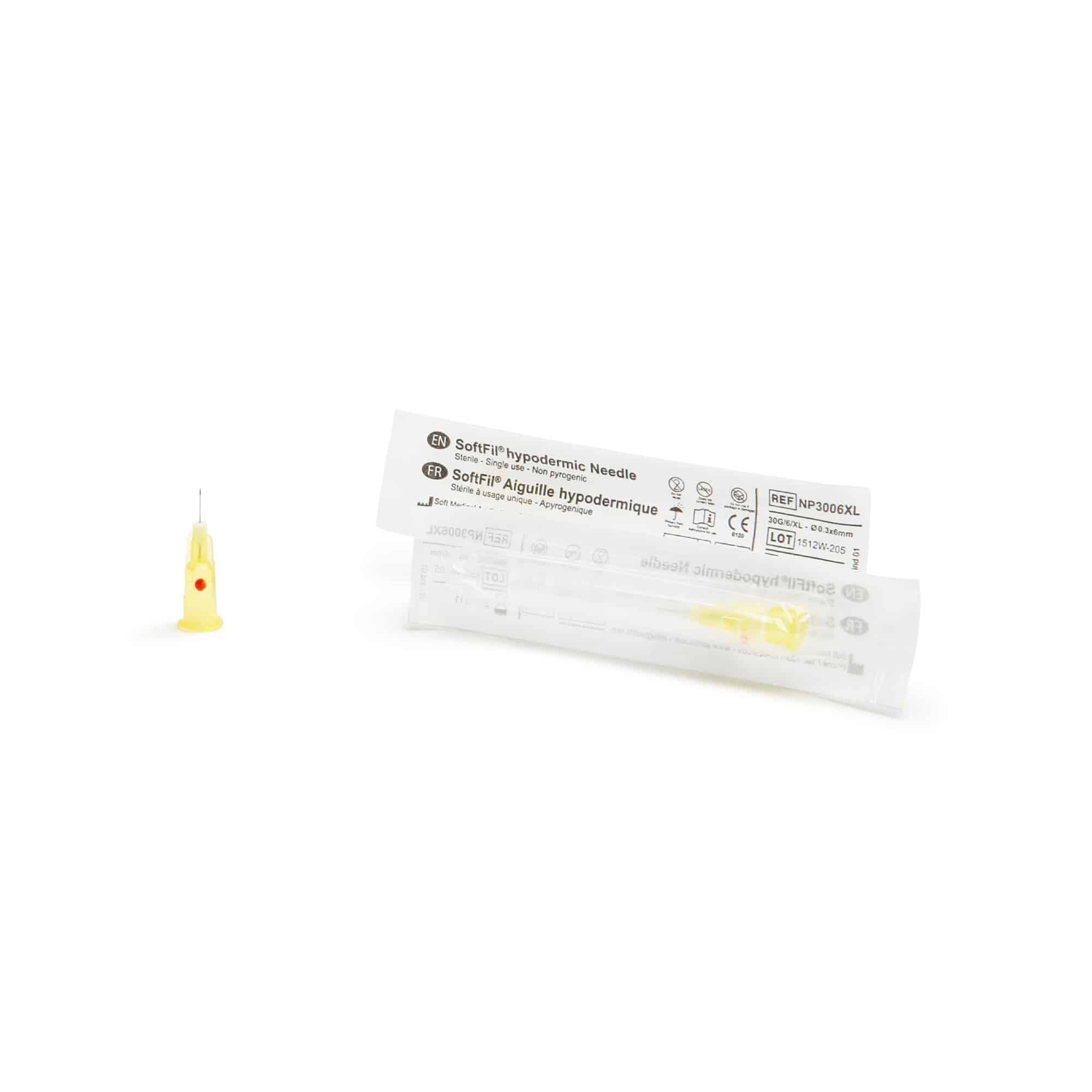 Ace 30G 4mm/6mm/13mm, luer-lock, 100buc, SoftFil Needles product image 6