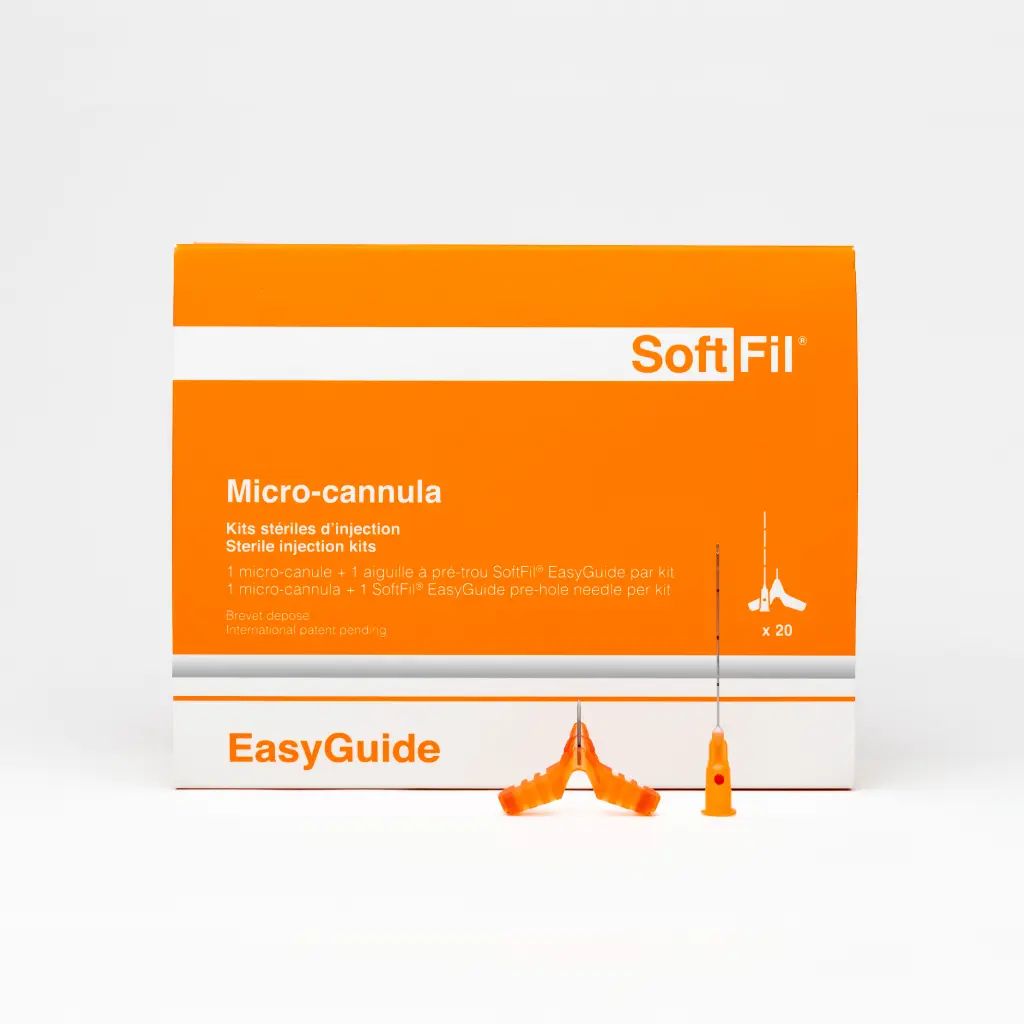 Microcanula 25G x 40mm, ac pre-injectare 5mm, SoftFil EasyGuide product image