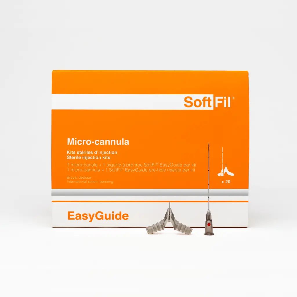 Microcanula 22G x 50mm, ac pre-injectare 5mm, SoftFil EasyGuide product image