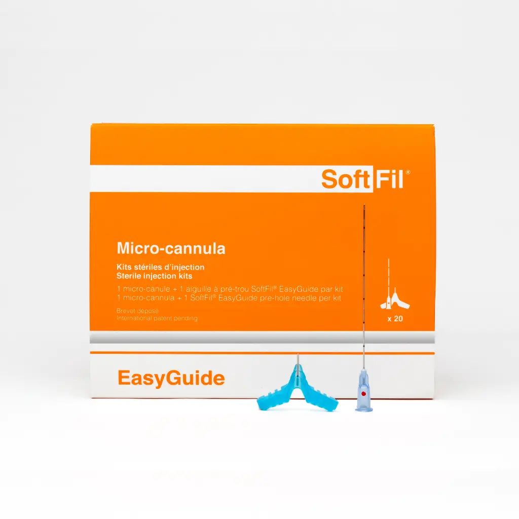 Microcanula 23G x 70mm, ac pre-injectare 5mm, SoftFil EasyGuide product image