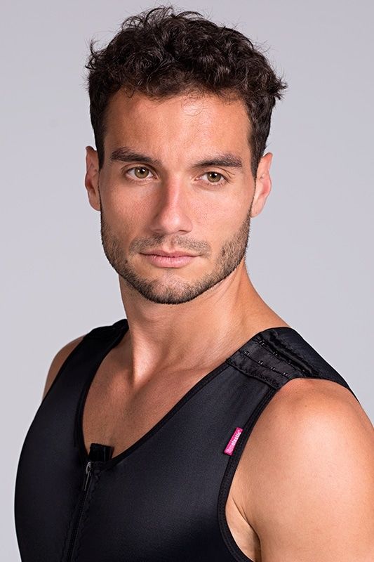 Costum compresiv fără mâneci pentru bărbați - Lipoelastic MGmm Confort product image 3