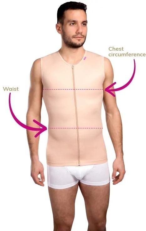 Vestă compresivă postoperatorie pentru bărbați - Lipoelastic MTmL Comfort product image 7