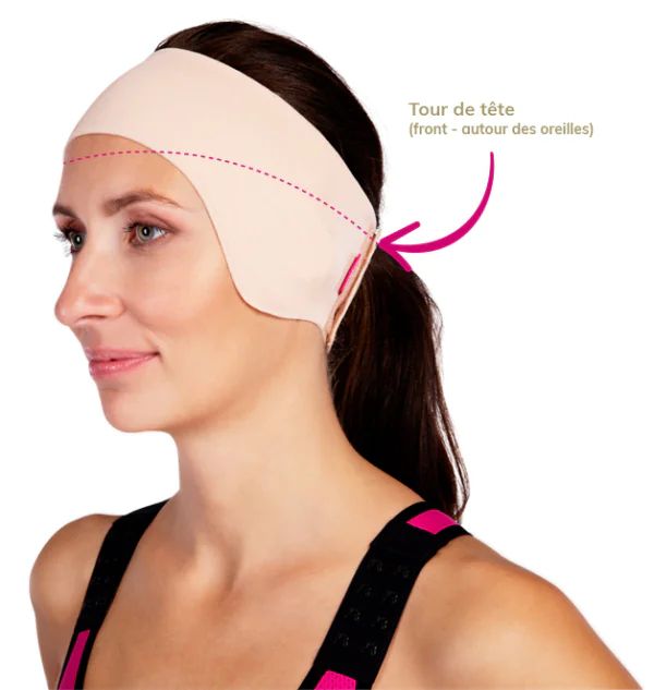 Bandă facială postoperatorie pentru urechi, PU 03 product image 4