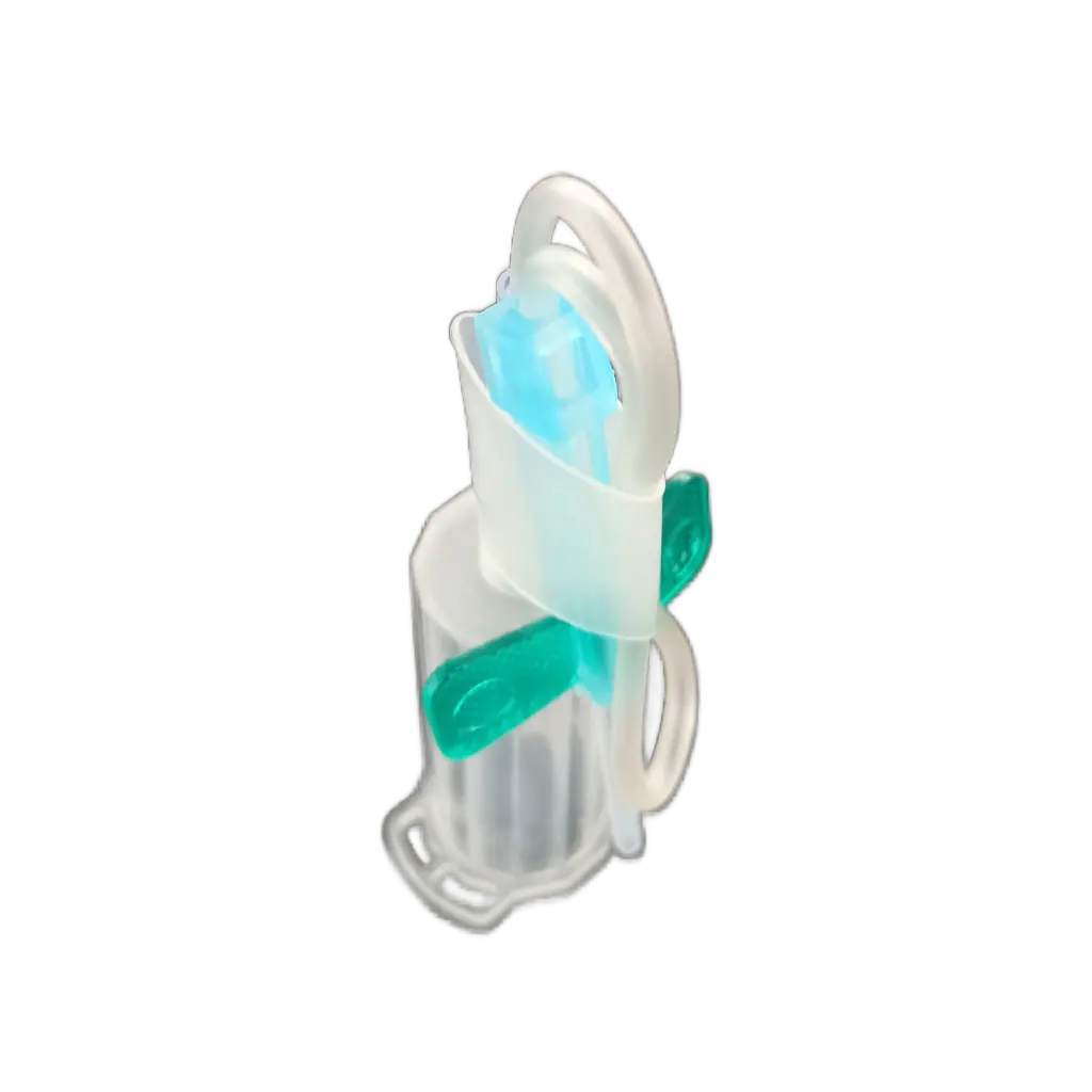 Ac recoltare tip fluturaș luer cu siguranță ac, holder, 21G Verde, KIMA product image 4