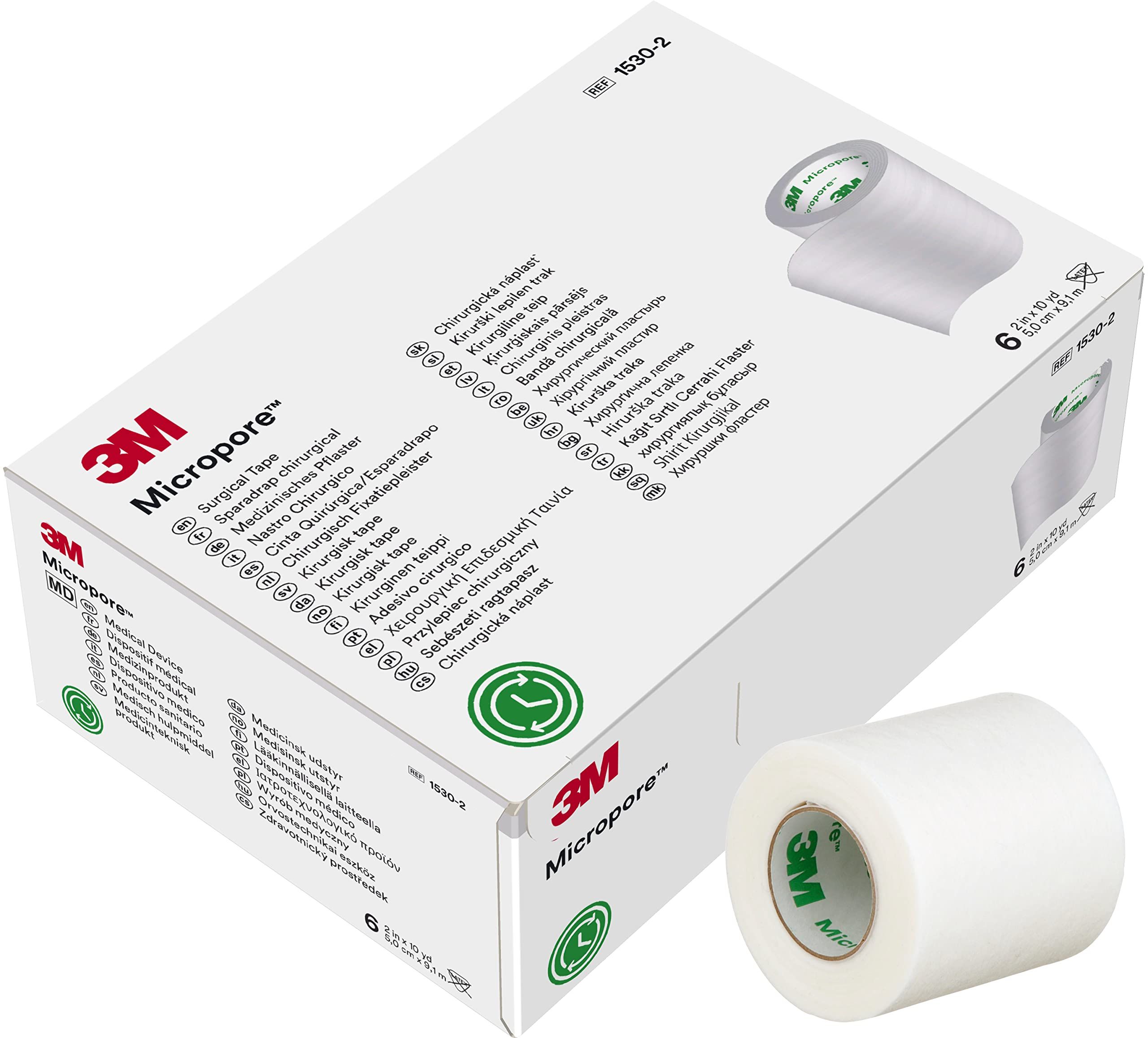 Banda chirurgicala 5cm x 9m, 6 buc, Micropore™ 3M™ 1530-2 product image